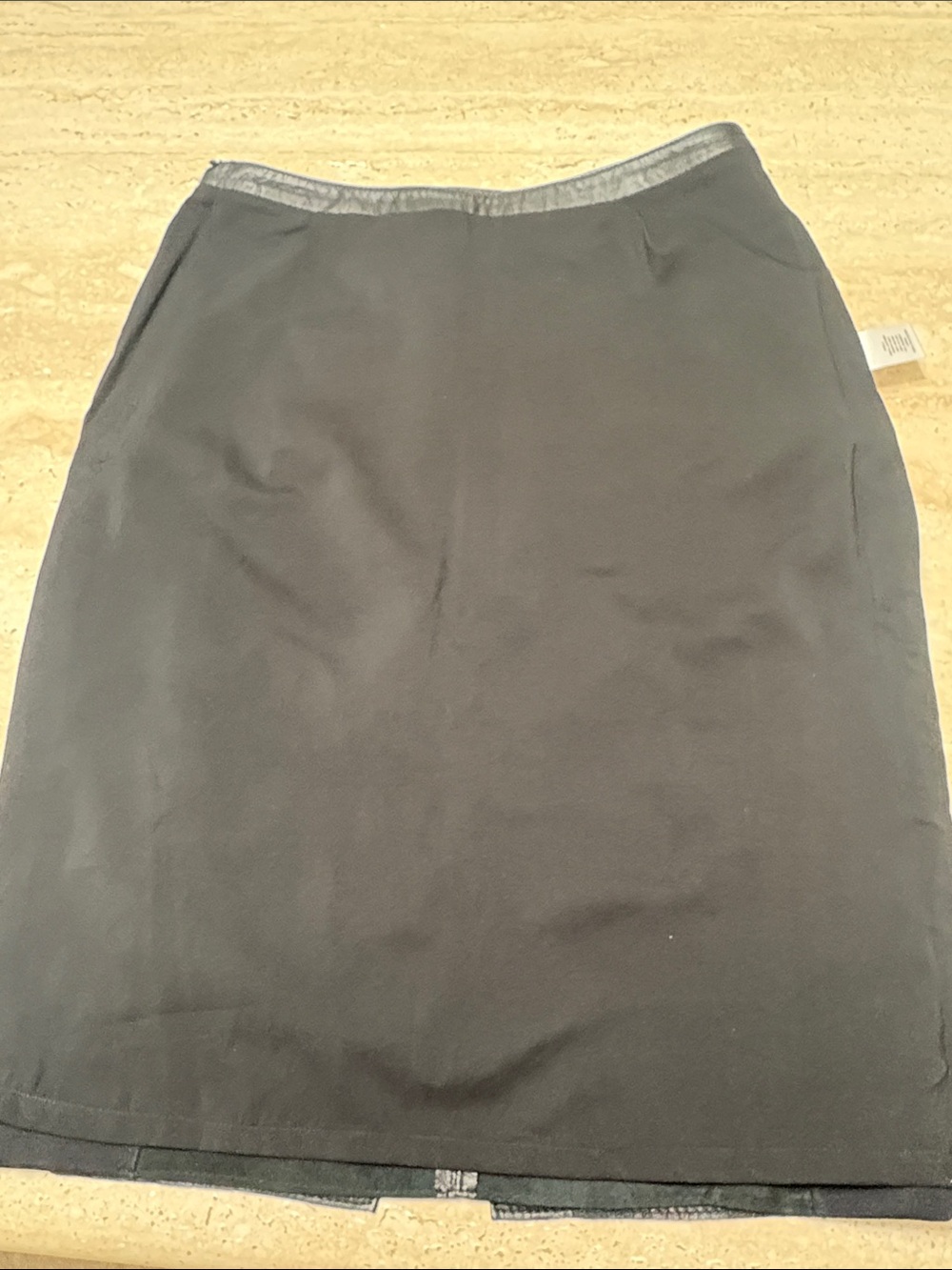 NWOT halogen leather and spandex skirt - Picture 10 of 10